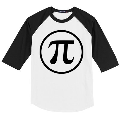 Legendary PI Day 3.14 Circle Logo Baseball Sleeve Shirt