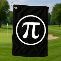 Legendary PI Day 3.14 Circle Logo Golf Towel