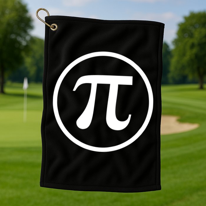 Legendary PI Day 3.14 Circle Logo Golf Towel