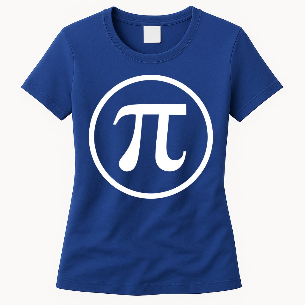 Legendary PI Day 3.14 Circle Logo Womens T-Shirt
