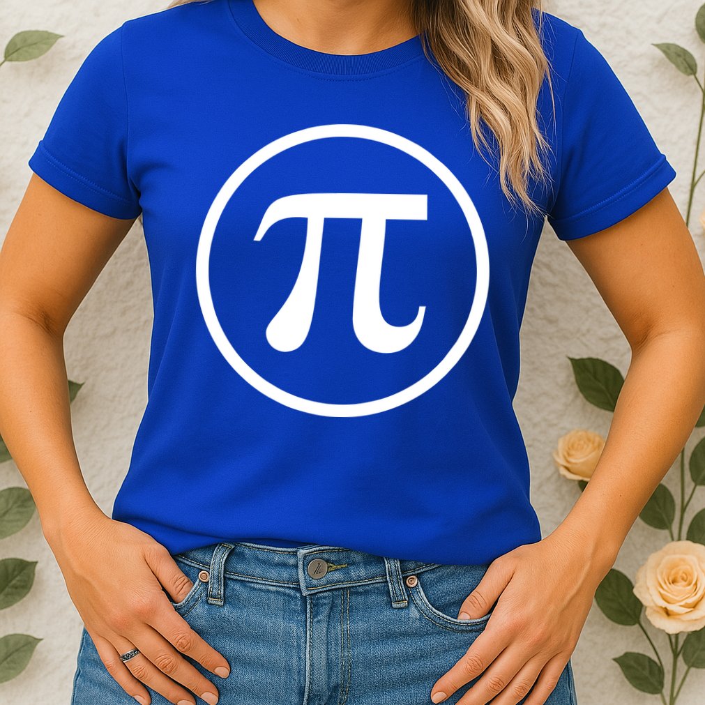 Legendary PI Day 3.14 Circle Logo Womens T-Shirt