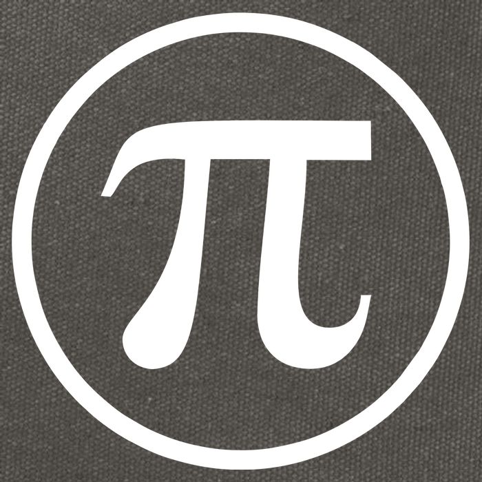 Legendary PI Day 3.14 Circle Logo Cotton Canvas Backpack