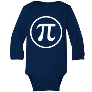 Legendary PI Day 3.14 Circle Logo Baby Long Sleeve Bodysuit