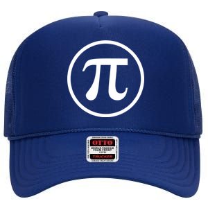 Legendary PI Day 3.14 Circle Logo High Crown Mesh Back Trucker Hat