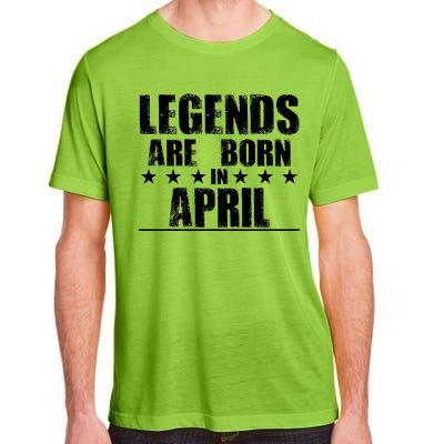 Legends Are Born In April Birthday Adult ChromaSoft Performance T-Shirt