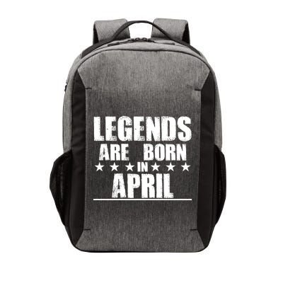 Legends Are Born In April Birthday Vector Backpack