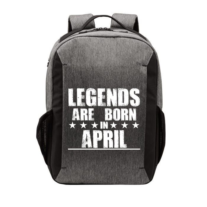 Legends Are Born In April Birthday Vector Backpack