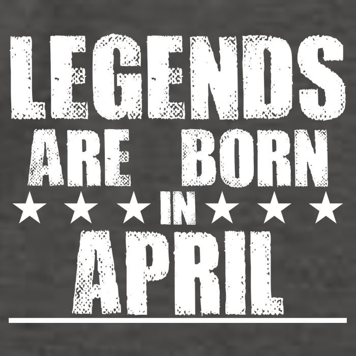 Legends Are Born In April Birthday Vector Backpack
