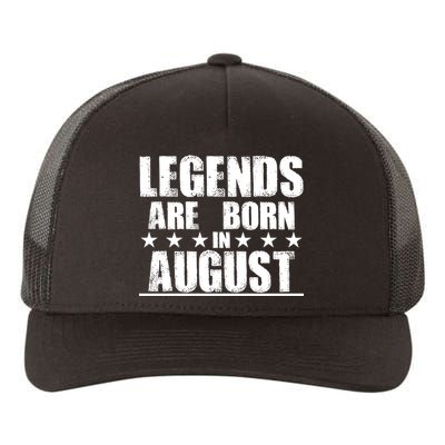 Legends Are Born In August Birthday Yupoong Adult 5-Panel Trucker Hat