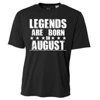 Legends Are Born In August Birthday Cooling Performance Crew T-Shirt