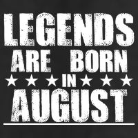 Legends Are Born In August Birthday Golf Towel
