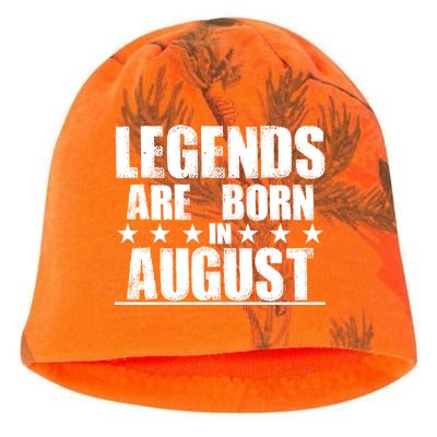 Legends Are Born In August Birthday Kati - Camo Knit Beanie