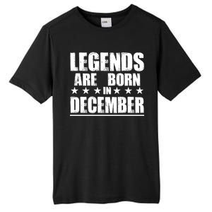 Legends Are Born In December Birthday Tall Fusion ChromaSoft Performance T-Shirt