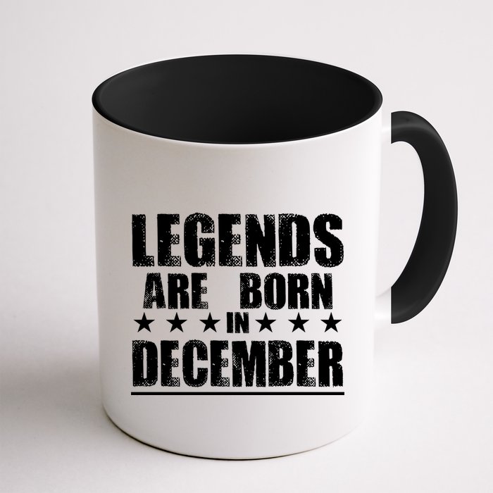 Legends Are Born In December Birthday Mug