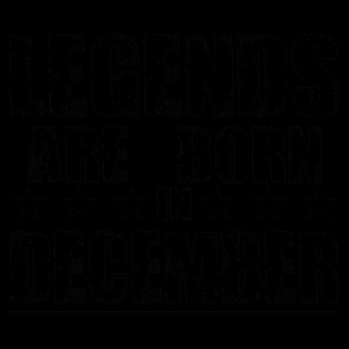 Legends Are Born In December Birthday Mug