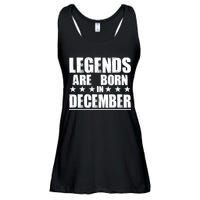 Legends Are Born In December Birthday Ladies Essential Flowy Tank