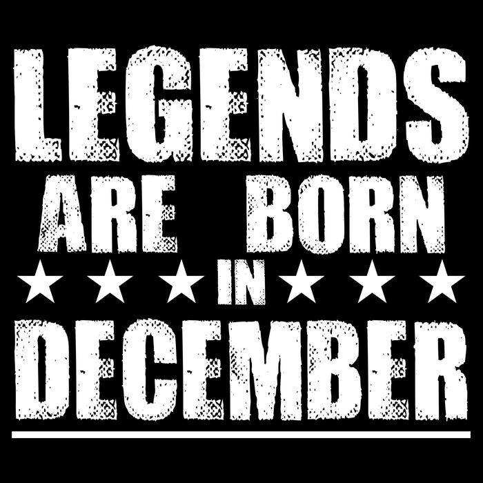 Legends Are Born In December Birthday Premium T-Shirt