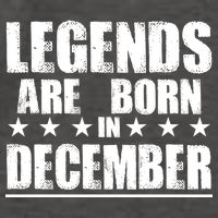 Legends Are Born In December Birthday Vector Backpack