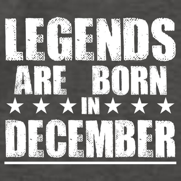 Legends Are Born In December Birthday Vector Backpack