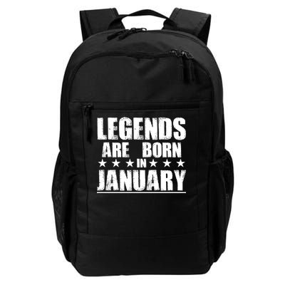 Legends Are Born In January Birthday Daily Commute Backpack