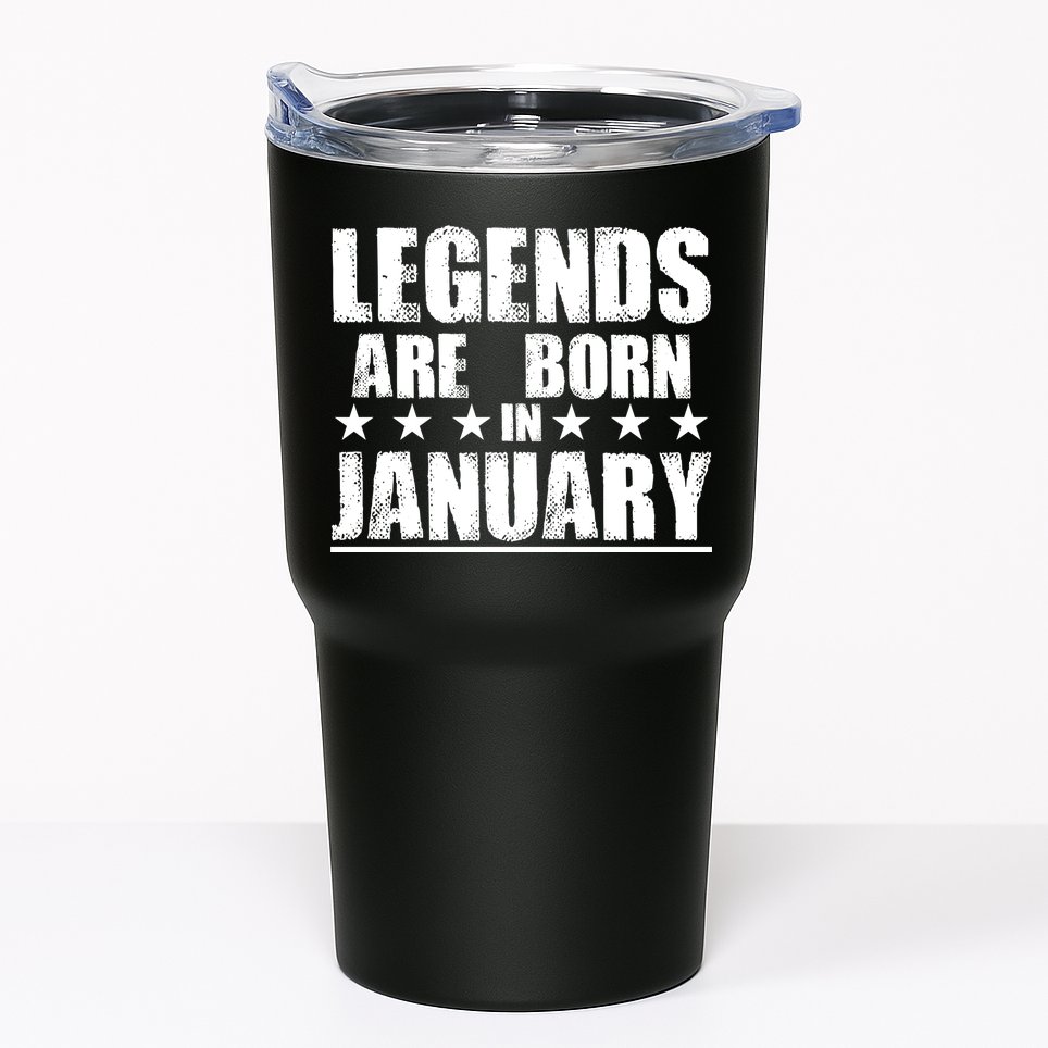 Legends Are Born In January Birthday Tumbler