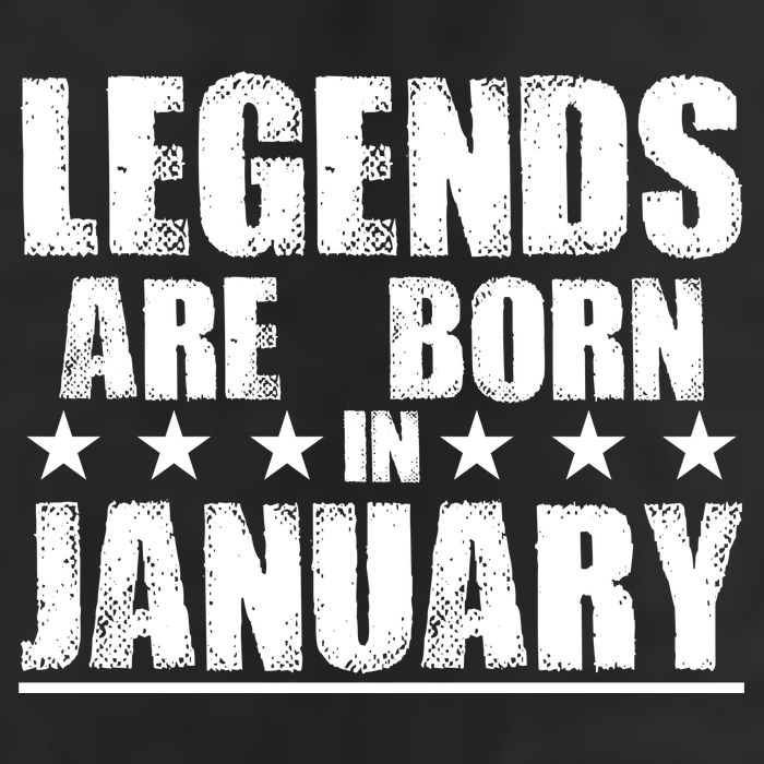 Legends Are Born In January Birthday Golf Towel