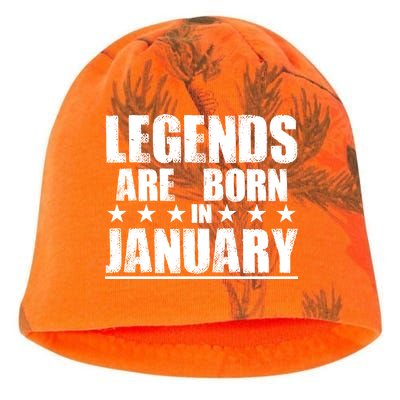 Legends Are Born In January Birthday Kati - Camo Knit Beanie