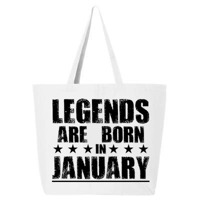 Legends Are Born In January Birthday 25L Jumbo Tote