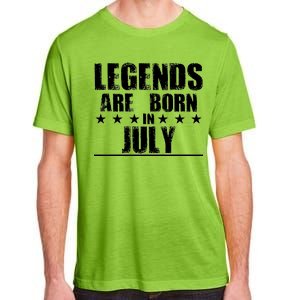 Legends Are Born In July Birthday Adult ChromaSoft Performance T-Shirt