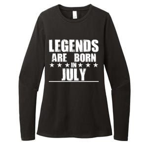 Legends Are Born In July Birthday Womens CVC Long Sleeve Shirt