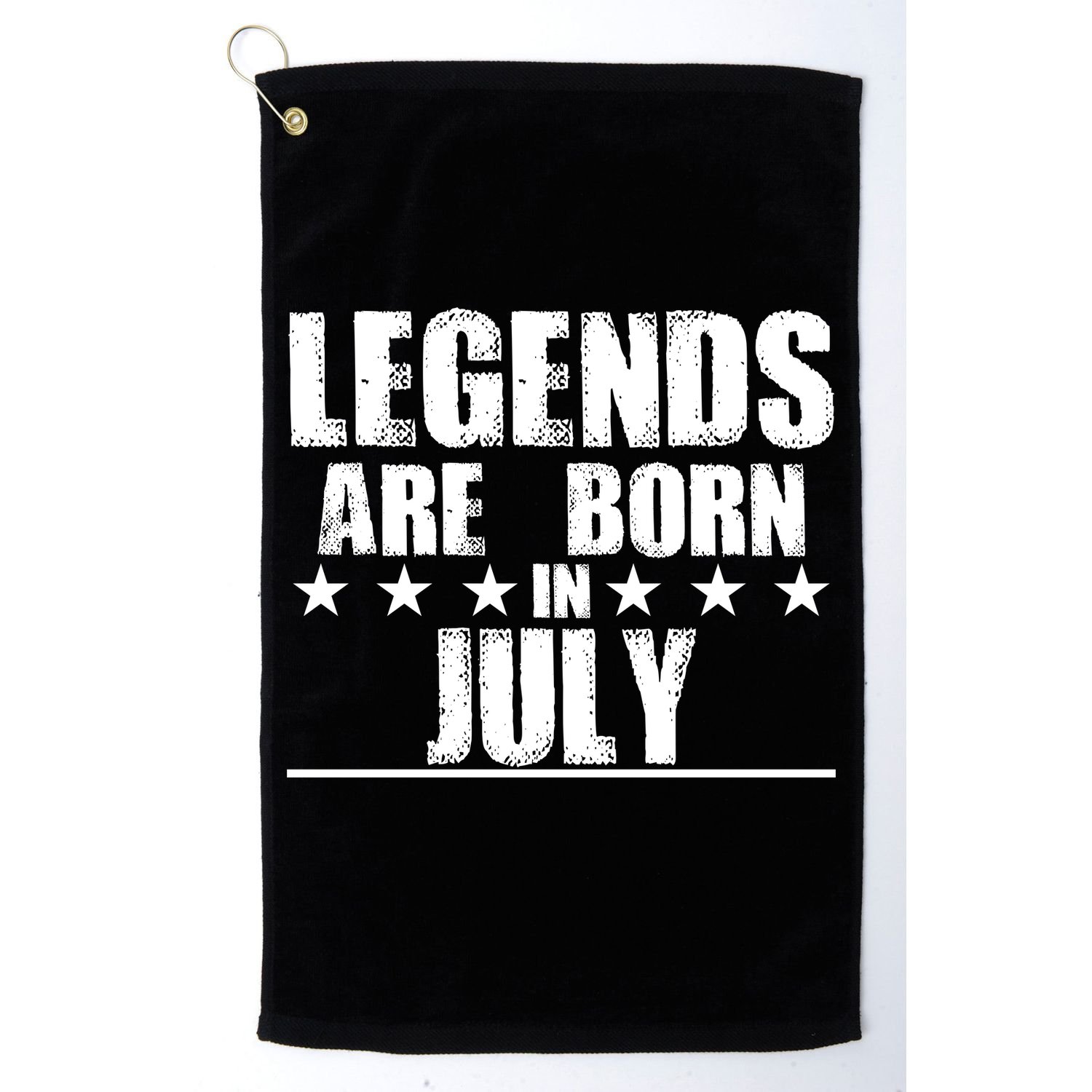 Legends Are Born In July Birthday Golf Towel