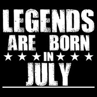 Legends Are Born In July Birthday Zip Tote Bag