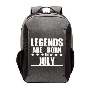 Legends Are Born In July Birthday Vector Backpack