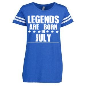 Legends Are Born In July Birthday Enza Ladies Jersey Football T-Shirt