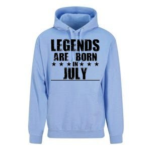 Legends Are Born In July Birthday Unisex Surf Hoodie