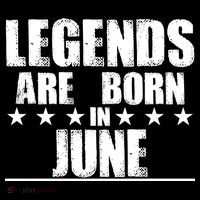 Legends Are Born In June Birthday 16 in Basic Backpack