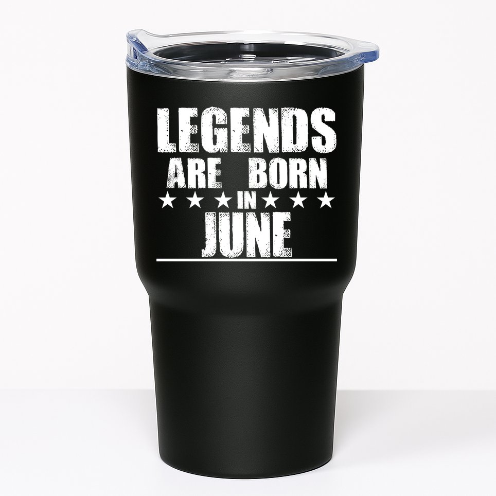 Legends Are Born In June Birthday Tumbler