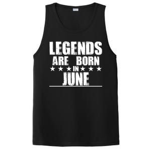 Legends Are Born In June Birthday PosiCharge Competitor Tank