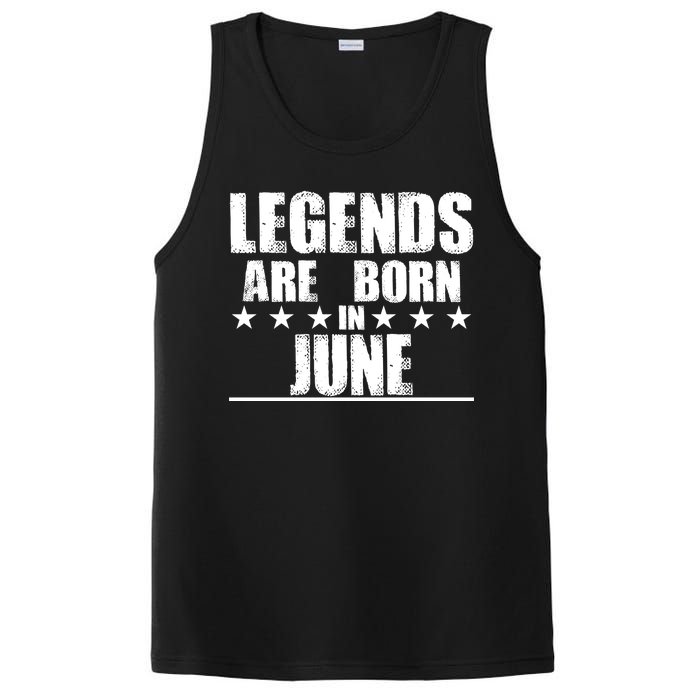 Legends Are Born In June Birthday PosiCharge Competitor Tank