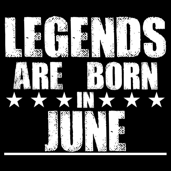 Legends Are Born In June Birthday Women's V-Neck T-Shirt