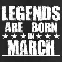 Legends Are Born In March Birthday Cool Comfort Performance Bucket Hat