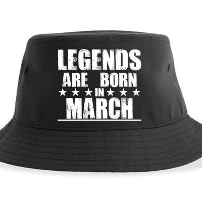 Legends Are Born In March Birthday Sustainable Bucket Hat