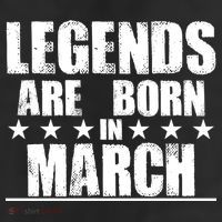 Legends Are Born In March Birthday 11oz C Handle Ceramic Mug
