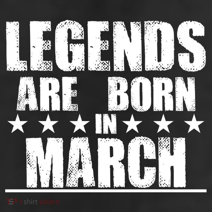 Legends Are Born In March Birthday 11oz C Handle Ceramic Mug