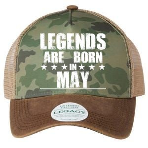 Legends Are Born In May Birthday Legacy Tie Dye Trucker Hat