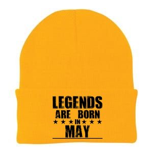 Legends Are Born In May Birthday Knit Cap Winter Beanie