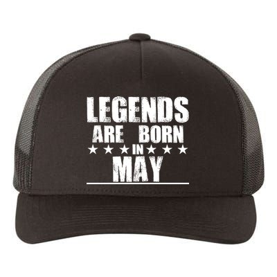 Legends Are Born In May Birthday Yupoong Adult 5-Panel Trucker Hat