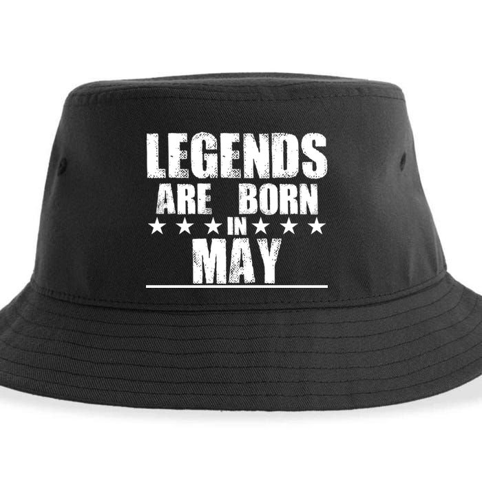Legends Are Born In May Birthday Sustainable Bucket Hat