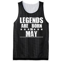 Legends Are Born In May Birthday Mesh Reversible Basketball Jersey Tank