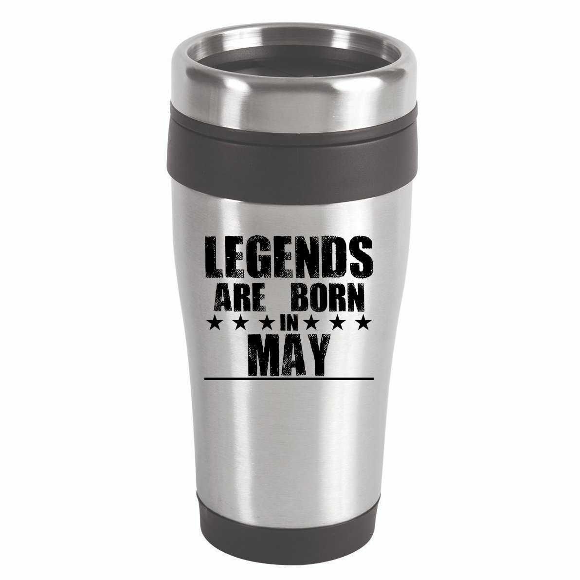 Legends Are Born In May Birthday 16oz Travel Tumbler